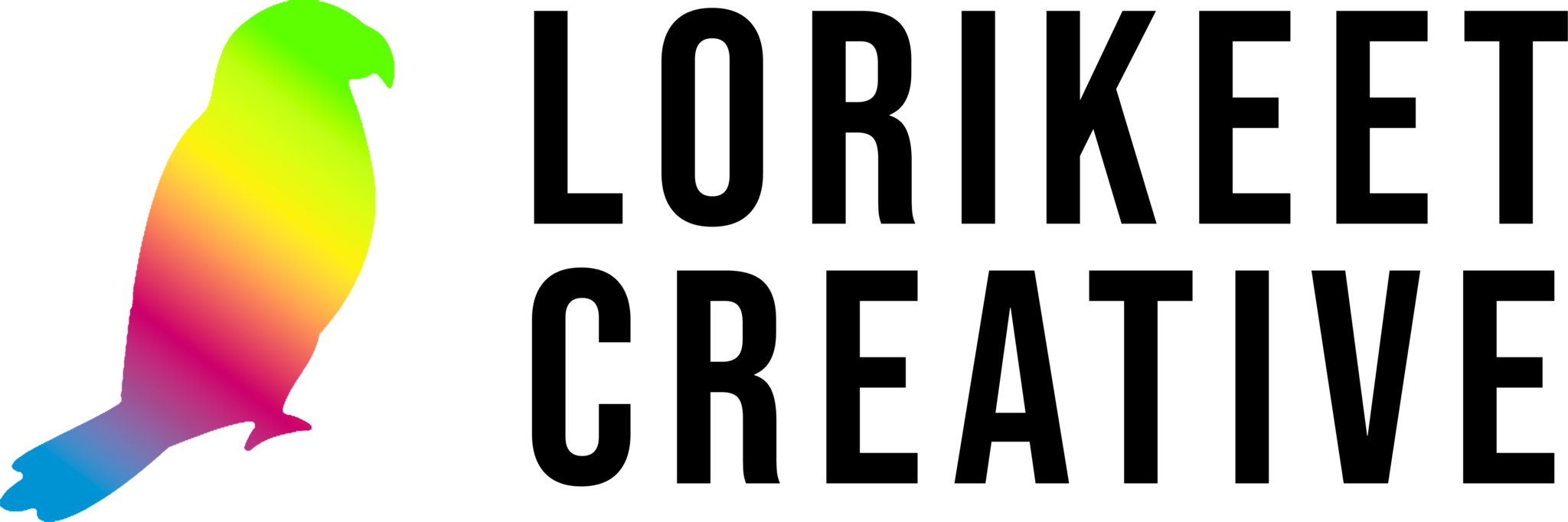 Lorikeet big logo – Black text